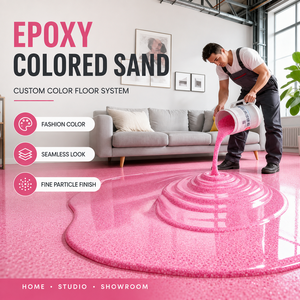 Revêtement de sol décoratif en quartz auto-nivelant à base d'époxy résistant à l'usure, sable coloré, usage industriel et commercial, certifié RoHS - Product Image 2
