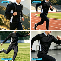 Ensemble de survêtement sportif personnalisé pour hommes et femmes, veste et pantalon de haute qualité pour la course à pied, le football et l'entraînement, respirant, vêtements de sport d'extérieur