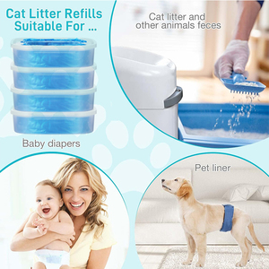 Sacs de recharge pour litière compatibles avec les systèmes universels de remplissage de litière, sacs poubelles - Product Image 6