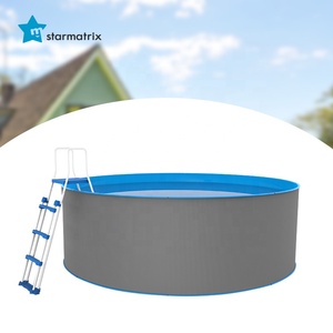 Starmatrix sp3012 thép tường hồ bơi Hot dopped mạ kẽm sóng trên mặt đất Hồ bơi cho trẻ em mua hồ bơi trực tuyến - Product Image 2