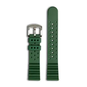 Zovne General Purpose Wholesales Tpsiv Horlogebandjes 20Mm 22Mm Groen Tpsiv Rubber Horlogebandjes Voor Gshock