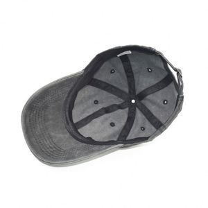 Casquettes de baseball en jean personnalisées avec logo, effet vieilli, brodées, style cowboy, 6 panneaux - Product Image 5