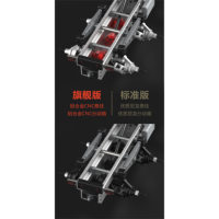 CROSSRC BC8 1/12 Camion Militaire Soviétique MAZ537 à Coque Métallique Rigide 8x8, Modèle de Voiture RC pour Hobby, Télécommande 6 Canaux, Portée 100M