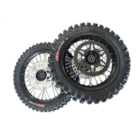 Ensemble de roues Surron Light Bee LBX 14 pouces avant et 12 pouces arrière, pneus tout-terrain Kenda sans chambre à air, aluminium CNC haute performance, moto électrique tout-terrain, vélo électrique
