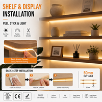 Bande LED COB super longue de 30 m/rouleau, unilatérale, dimmable, découpable, haute luminosité, uniforme, flexible, en cuivre, IP20