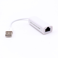 Adaptador Ethernet de bajo costo, 10/100Mbps, RJ45, Lan, USB a LAN, 2,0, productos inalámbricos externos en stock