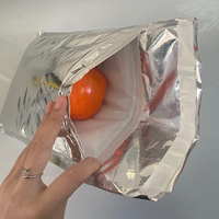 Les fabricants personnalisent les sacs d'isolation thermique en papier d'aluminium, isolation alimentaire au chocolat, expédition à froid