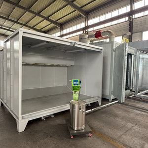 Four de cuisson électrostatique pour peinture en poudre avec cabine de pulvérisation et contrôle PLC pour substrat en acier, marque TEGU, garantie 1 an - Product Image 5