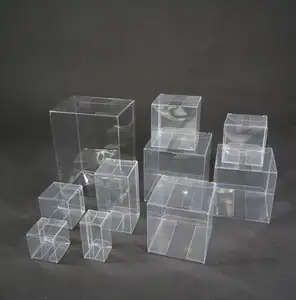 Caixa de embalagem pvc transparente impressa, caixa de embalagem do pvc da caixa de presente do animal de estimação