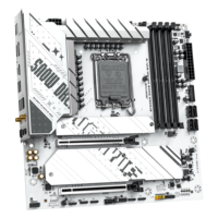 JGINYUE B760EM SNOW DREAM WIFI-W Motherboard M-ATX LGA1700 für Core 12./13./14. Generation I3 I5/I7 Dual-Channel 128GB SATA RAM
