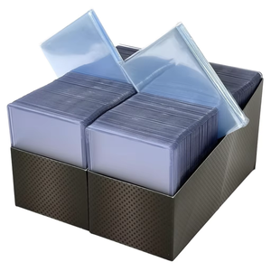 Protège-cartes personnalisés imprimés en couleur, non toxiques, en PP, double face, accessoires de jeu de cartes - Product Image 1