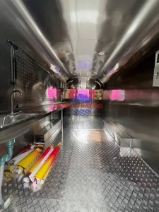 Stainless Steel Eco-Friendly Electric Food Cart Four Wheels Commercial Mobile Kitchen for Fast Food Retail Snack Food - Product Image 5