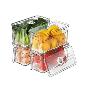 Caja de almacenamiento de alimentos, refrigerador espeso para vegetales, cocina