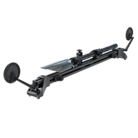 Une unité Lantsun VAN001, protection de capot en alliage d'aluminium, protection de moteur pour Jeep Wrangler JK JL JT avec miroir et pelle