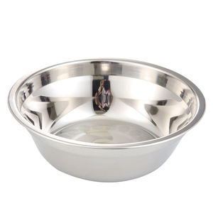 Chef Meis 304 Stainless Steel Deep Bowl Round Dish Basin For Hotel Meals Microwave Safe - Product Image 1