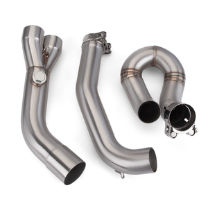 Tube d'échappement sport Shiver750 pour <span class=keywords><strong>Aprilia</strong></span> Shiver 750/GT <span class=keywords><strong>Dorsoduro</strong></span> 750/<span class=keywords><strong>Factory</strong></span> 2008-2017 – Tube intermédiaire de moto - Product Image 3