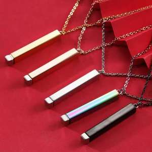 אירופה ארצות הברית ניו-שרשרת אופנה חוצת גבולות שרשרת חמה נירוסטה מבריק חם נירוסטה מקנן פלדה - Product Image 1