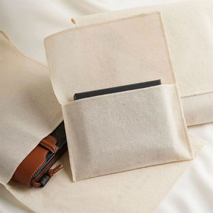 Chất lượng cao sang trọng bông vải quà tặng bao bì vải Pouch tái chế phong bì túi bụi Flap Đối với trang sức mỹ phẩm gấp phong cách - Product Image 6