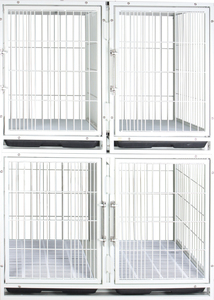 Attrezzatura veterinaria TOPVETMED cane gabbia di ICU modulare in acciaio inox 304 Pet gabbia di ossigeno terapia per <span class=keywords><strong>cani</strong></span> - Product Image 3