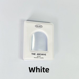 Álbum de Fotos Pequeño de Cuero con Ventana en Forma de <span class=keywords><strong>Arco</strong></span> para Tarjetas, <span class=keywords><strong>Mini</strong></span> Álbum de Fotos de 3.5 Pulgadas, Color Sólido, Bolsa para Tarjetas - Product Image 5