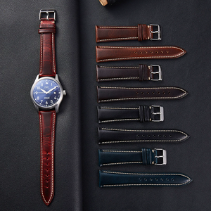2025 <span class=keywords><strong>Bracelet</strong></span> en cuir véritable brillant fait à la main 20mm 22mm pour <span class=keywords><strong>Huawei</strong></span> Watch <span class=keywords><strong>GT3</strong></span>/4 46mm <span class=keywords><strong>Bracelet</strong></span> à dégagement rapide en cuir de vachette première couche - Product Image 2