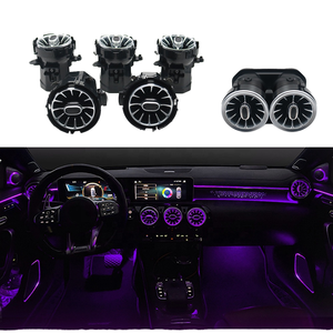 Accessoires <span class=keywords><strong>de</strong></span> voiture Tableau <span class=keywords><strong>de</strong></span> bord à LED AC Condition Air Vent Outlet Turbine Trim pour <span class=keywords><strong>Mercedes</strong></span> Benz <span class=keywords><strong>a</strong></span> CLA Class W177 W118 2019-2023 - Product Image 4