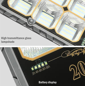 Farola <span class=keywords><strong>solar</strong></span> led para exteriores, farola de alto lúmenes, impermeable Ip65, 100W, 150W, 200W, 300W, 400W, precio de fábrica, entrega rápida - Product Image 3