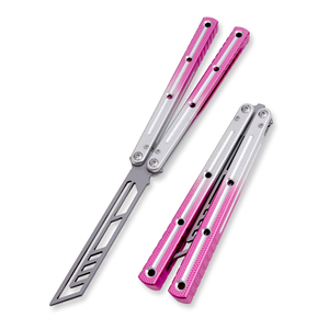 Couteau d'entraînement TGZUO Safe Balisong, couteau papillon pliable avec poignée en aluminium antidérapante pour débutant - Product Image 1