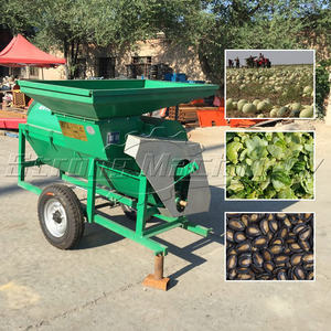 Nueva Cosechadora de Semillas de Calabaza y Sandía de Alto Rendimiento, Componentes Centrales de Rodamientos y Engranajes, Motor Diésel de 18HP, Capacidad de 200-250kg/h - Product Image 5