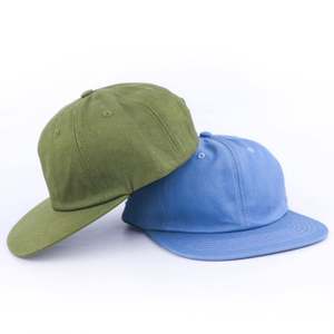 Good Quality Designs Fashion Plain 6-Panel Unstructured <b>Snapback</b> <b>Cap</b> 3D Embroidery Jersey Sports Outdoor Use Custom Blank Unisex - Product Image 2