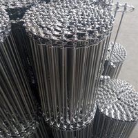 Banda Transportadora de Malla Espiral de Acero Inoxidable 304 de Grado Alimenticio, con Velocidad Ajustable, para Plantas de Manufactura