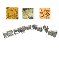 Semi-automatische kleine productielijn voor het frituren van Franse aardappelen, productielijn voor aardappelchips, machine voor het maken van chips met de beste prijs