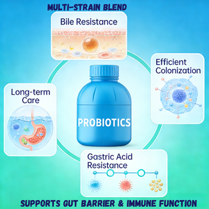 Probiotico Istantaneo in Polvere Little Blue Bottle B420, Polvere Liofilizzata per la Salute Intestinale - Product Image 4