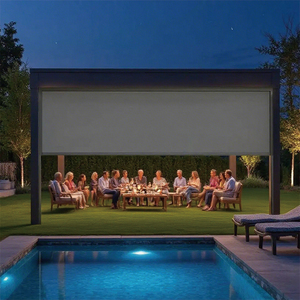 Màn hình pergola có thể thu vào mọi thời tiết-Rèm chắn gió riêng tư & che nắng cho cuộc sống ngoài trời - Product Image 3