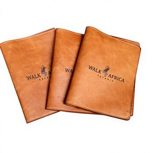 Housse de carnet A5 en cuir au design moderne et luxueux, rechargeable, anti-odeur, avec protection pour les professionnels LNBC-0078 - Product Image 1