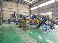 Machine de recyclage de câbles en cuivre de type sec, mini, 600, 150-300 kg/h, écologique et économe en énergie, avec moteur.