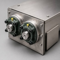 Convoyeur à vis double arbre LS315-9M en SUS304 résistant aux acides, alimentateur à spirale jumelle de 9 m, capacité de 50 m³/h pour l'alimentation industrielle de poudres chimiques
