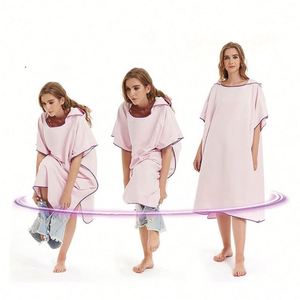 Nuevo Producto al por Mayor, Toalla Poncho con Capucha para Surf para Mujeres Adultas - Product Image 3