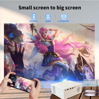 Mini projecteur pour téléphone, home cinéma intelligent, Android 9.0 OS, WIFI, BT, projecteur LED mobile