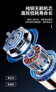 Visseuse à chocs sans fil, batterie Li-ion, charge rapide, légère et portable, pour bricolage à domicile et usage professionnel - Product Image 6