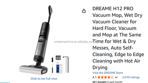 Aspiradora y Mopa <span class=keywords><strong>DREAME</strong></span> <span class=keywords><strong>H12</strong></span> <span class=keywords><strong>PRO</strong></span>, Aspiradora en Seco y Húmedo para Pisos Duros, Aspira y Friega al Mismo Tiempo para Suciedad Seca y Húmeda - Product Image 3
