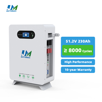 Expédition immédiate Batterie Lithium LiFePO4 JM Brand 48V/51.2V 200Ah-230Ah 10/12kWh Garantie 10 ans Montage vertical au sol BESS Rapide