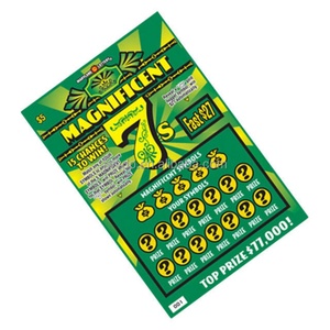 Tarjetas de Raspar Personalizadas al por Mayor, Nuevo Diseño, Tarjetas de Lotería - Product Image 3