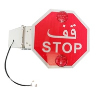 Panneau Stop Électronique Automatique de Fabrication Industrielle pour Bus Scolaires et Signalisation Routière