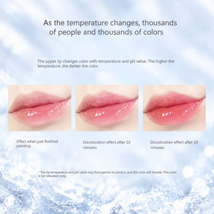 Rouge à lèvres hydratant à changement de couleur selon la température, <span class=keywords><strong>avec</strong></span> pétales de fleurs séchées à l'intérieur, longue tenue – Offre Spéciale - Product Image 5