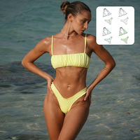 OEM ODM Ensemble de bikini personnalisé pour femmes et filles, séchage rapide, doux pour la peau, extensible, vente en gros directe d'usine