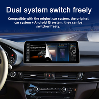 Reproductor Multimedia para Coche con Pantalla Táctil Android de 12.3 Pulgadas, Snapdragon 685 665, GPS, MP3, CarPlay, para BMW X5 F15/X6 F16, Unidad Principal