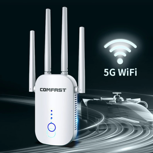 Extensor de Rango WiFi Comfast CF-WR758AC de Doble Banda y 1200mbps, Encriptación WEP, Mini Módem Reacondicionado/Usado con 15 Puertos LAN - Product Image 2