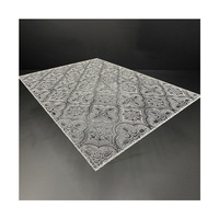 Panneau en plastique décoratif transparent, cloison de séparation en relief texturée en feuilles PS, panneau acrylique