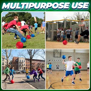 Ballon de dodgeball en PU souple pour entraînement en salle, idéal pour les cours de sport à l'école, ballon en mousse sûr, fabricant OEM - Product Image 4